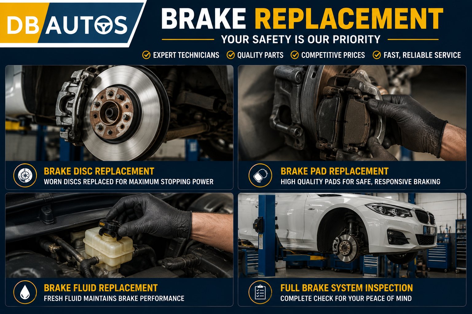 Brake Repairs — DB Autos, Stoke-on-Trent